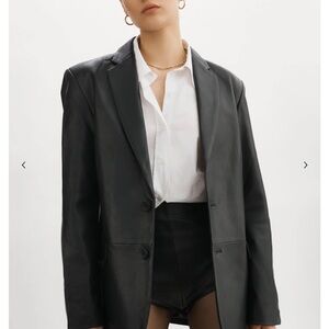 SEXY buttery soft Felina Classic Black Leather Jacket